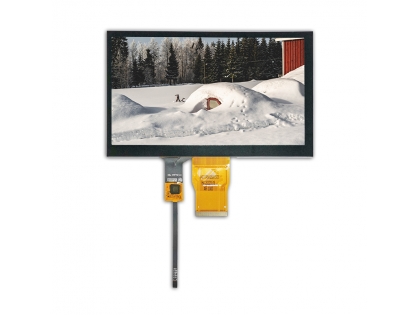 7寸液晶屏 帶電容觸摸 1024*600 RGB+IIC接口 7寸TFT LCD液晶顯示模組